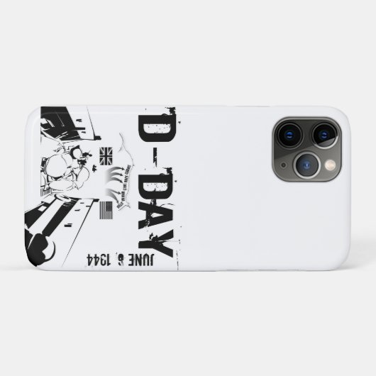 D-DAY 6 juni 1944 Case-Mate iPhone Case (Achterkant (horizontaal))