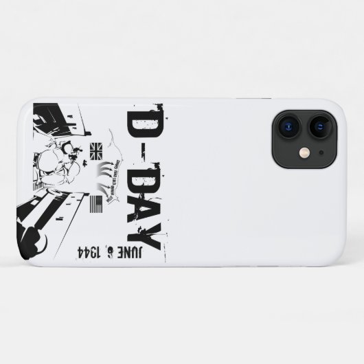 D-DAY 6 juni 1944 Case-Mate iPhone Case (Achterkant (horizontaal))