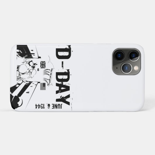 D-DAY 6 juni 1944 Case-Mate iPhone Case (Achterkant (horizontaal))