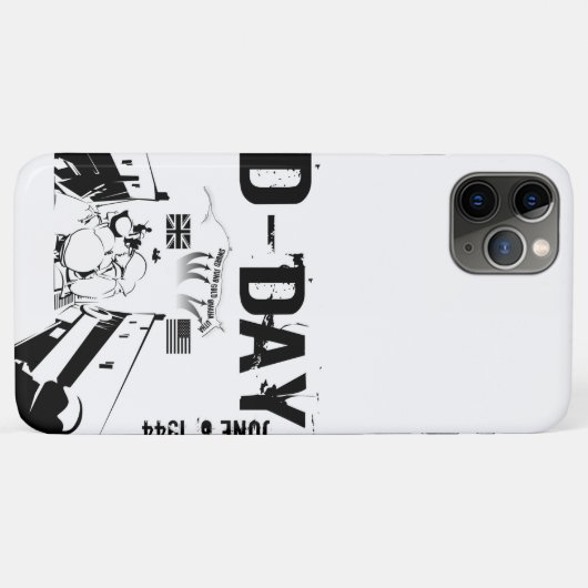 D-DAY 6 juni 1944 Case-Mate iPhone Case (Achterkant (horizontaal))