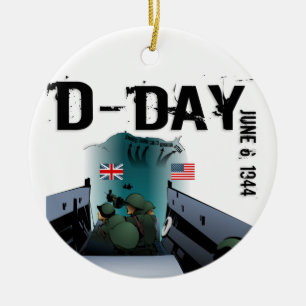 D-DAY 6 juni 1944 Keramisch Ornament