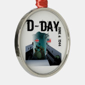 D-DAY 6 juni 1944 Metalen Ornament (Rechts)