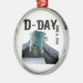 D-DAY 6 juni 1944 Metalen Ornament (Links)
