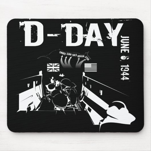 D-DAY 6 juni 1944 Muismat (Voorkant)