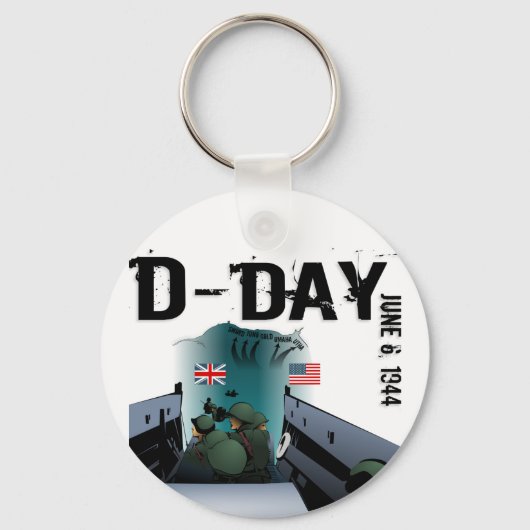 D-DAY 6 juni 1944 Sleutelhanger (Voorkant)