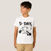 D-DAY 6 juni 1944 T-shirt (Voorkant volledig)