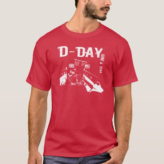 D-DAY 6 juni 1944 T-shirt (Voorkant)