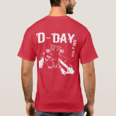 D-DAY 6 juni 1944 T-shirt (Achterkant)