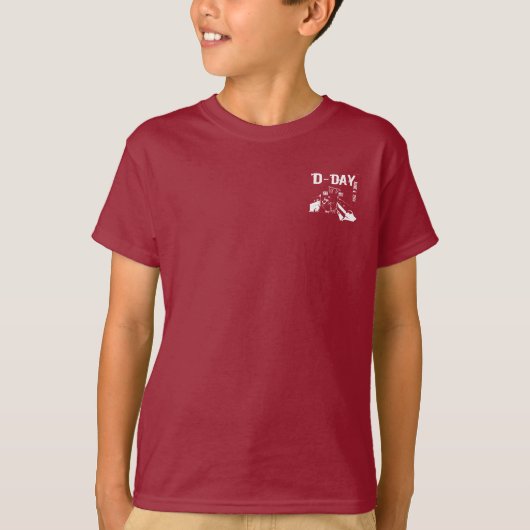 D-DAY 6 juni 1944 T-shirt (Voorkant)