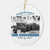 D-Day 70e Jubileum Battle of Normandy Keramisch Ornament (Links)