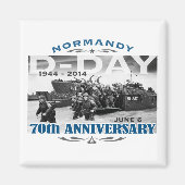 D-Day 70e Jubileum Battle of Normandy Magneet (Voorkant)