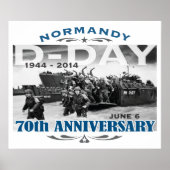 D-Day 70e Jubileum Battle of Normandy Poster (Voorkant)