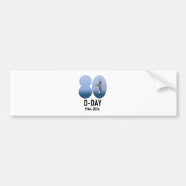 D-Day 80 - 1944-2024 Bumpersticker