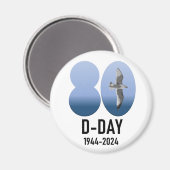 D-Day 80 - 1944-2024 Magneet (Voorkant / Achterkant)