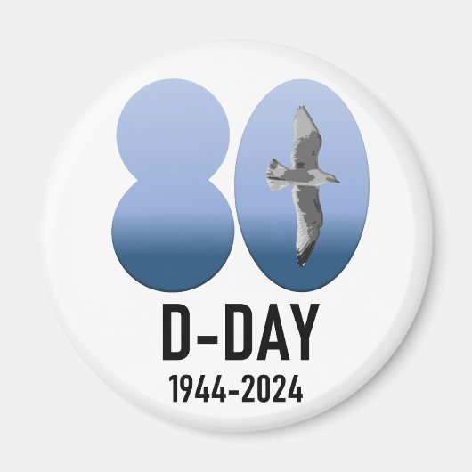 D-Day 80 - 1944-2024 Magneet (Voorkant)