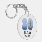 D-Day 80 - 1944-2024 Sleutelhanger (Voorkant Links)