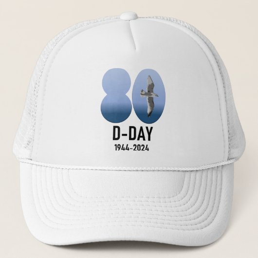 D-Day 80 - 1944-2024 Trucker Pet (Voorkant)
