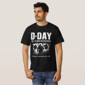D-Day 80th Jubileum - De dapperste Mannen die ooit T-shirt (Voorkant volledig)