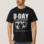 D-Day 80th Jubileum - De dapperste Mannen die ooit T-shirt (Voorkant)