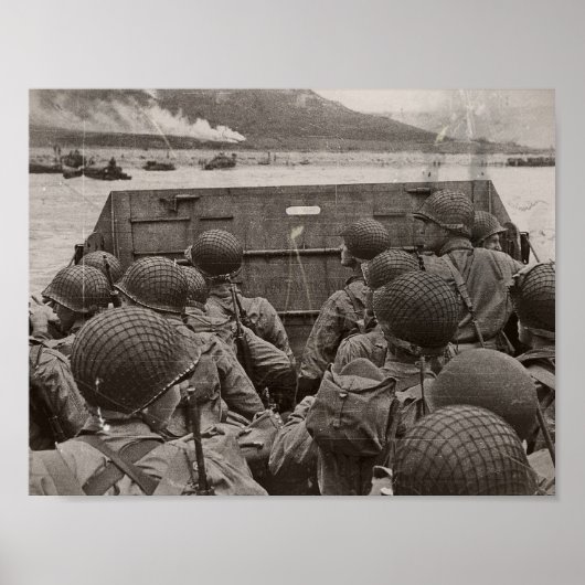 D-Day Assorted Afbeeldingen Poster (Voorkant)
