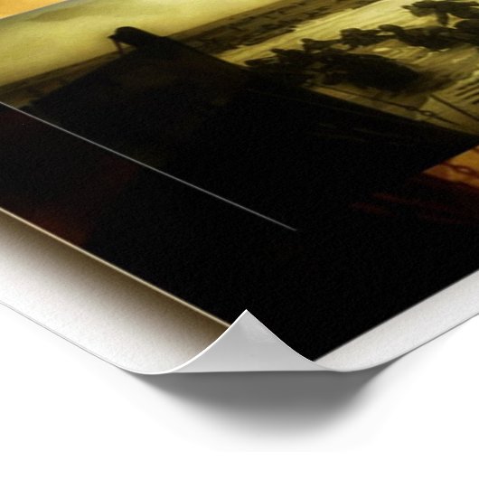 D-Day Beach scene Poster (Hoek)