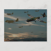 D Day Dawn Briefkaart (Voorkant)