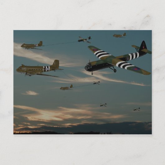 D Day Dawn Briefkaart (Voorkant)