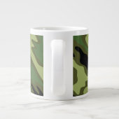 D-day Jubileum badge met camouflage Grote Koffiekop (Achterkant)