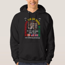 D-DAY LANDINGS 80th Jubileum Soldiers of Color Hoodie