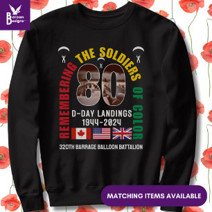 D-DAY LANDINGS 80th Jubileum Soldiers of Color Trui