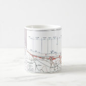 D-Day-mok voor kaarten Koffiemok (Center)