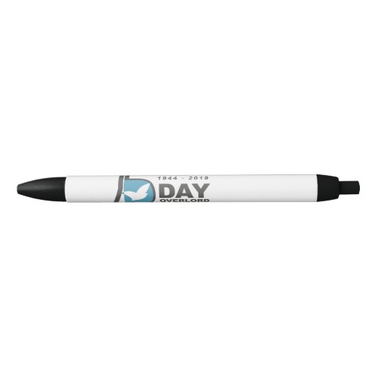 D-Day Normandy 1944-2019 75th Zwarte Inkt Pen (Voorkant)