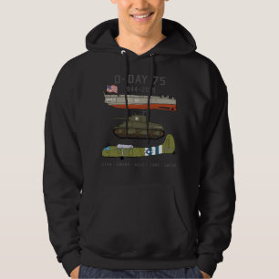 D-Day Normandy Landings WW2 75th Jubileum T Gi Hoodie