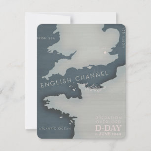 D-Day-operatie overlapt het militaire poster.