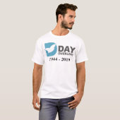 D-Day Overlord 1944-2019 T-shirt (Voorkant volledig)