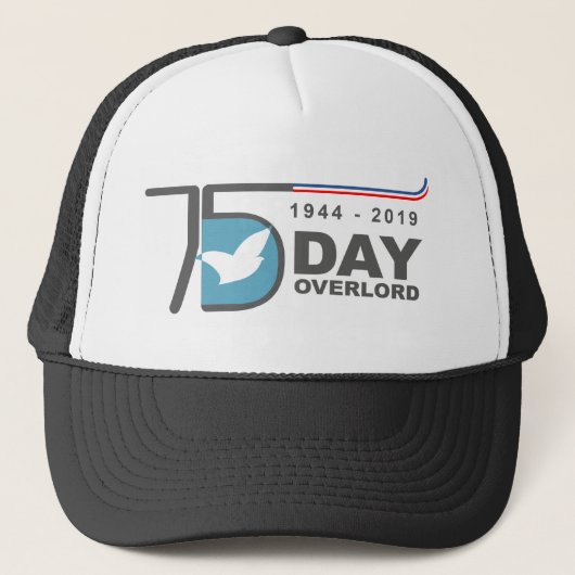 D-Day Overlord 1944 2019 Trucker Pet (Voorkant)