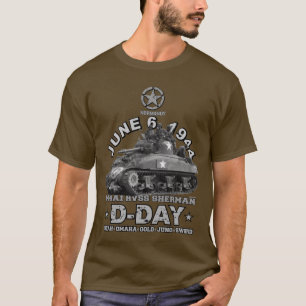 D-Day veteranen dag HVSS Sherman T-shirt