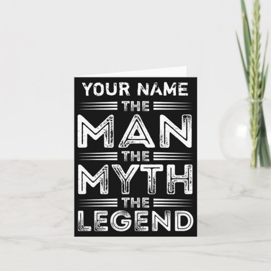 D De Man De Mythe De Legende  Kaart (Voorkant)