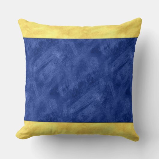 D Delta Watercolor Nautisch sein Maritime Vlag Kussen (Voorkant)