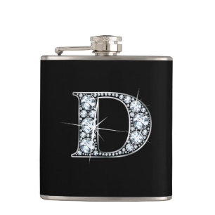 D "Diamond Bling"-fles Heupfles