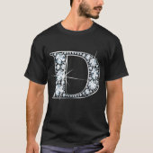 "D" Diamond Bling T-Shirt (Voorkant)