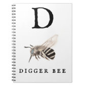 "D" Digger Bee Notitieboek (Voorkant)