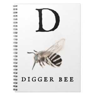 "D" Digger Bee Notitieboek