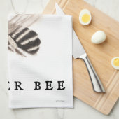 "D" Digger Bee Theedoek (Quarter Fold)