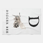 "D" Digger Bee Theedoek (Horizontaal)