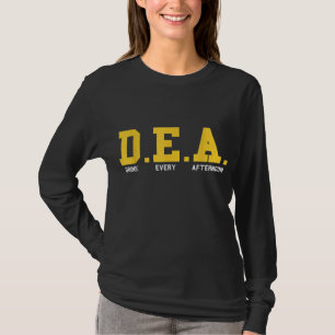 D.E.A. Drink elke namiddag cocktail T-shirt