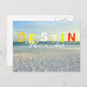 D E S T I N Florida Compleet kleuren Briefkaart (Voorkant / Achterkant)