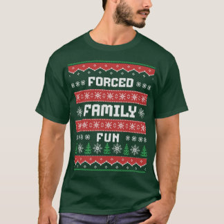 D Familie Leuk Lelijk Xmas Sweater Design T-shirt