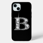 D Faux Diamond Monogram Case-Mate iPhone Case (Achterkant)