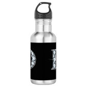 D Faux-"Diamond"-monogram Waterfles (Voorkant)